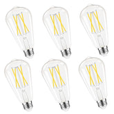 GvvooHome dimmable Edison bulbs with clear glass for bright, energy-efficient lighting