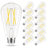 GvvooHome Edison bulbs with clear glass for vivid brightness and vintage allure