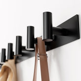 GWAAZXGZ coat rack front view with 5 sturdy T-pegs for coats and bags.