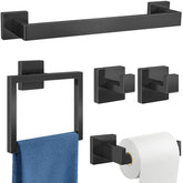 Gypie 16-inch towel bar on wall for easy towel access