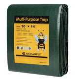 HAICHANFLY heavy-duty tarp with double-sided waterproof protection in outdoor setup.