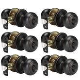 Haidms bronze door knob close up showing the round ball design for smooth interior privacy