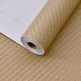 Haimin fabric wallpaper grasscloth texture tan roll for easy DIY furniture updates