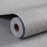 Haimin grasscloth wallpaper textured roll gray-brown for durable DIY wall and furniture upgrades