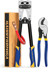 haisstronica heavy-duty crimping tool kit in action delivering durable lug connections