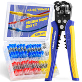 Haisstronica solder-seal connectors kit 120pcs for reliable automotive electrical repairs.