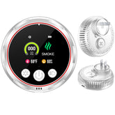 HAKINAKU 4-in-1 detector plugged in for easy home safety monitoring