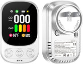 HAKINAKU 4in1 CO detector front view, compact safety device for homes and spaces