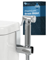 HammerHead Showers hose assembly shows durable metal connections for reliability.