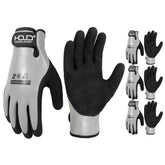 HANDLANDY waterproof work gloves with outer rubber surface for reliable rain protection.