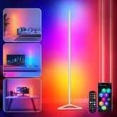 HANDSONIC RGBIC Corner Lamp adds immersive rainbow ambience to your living room