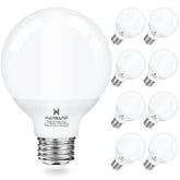 Hansang vanity lightbulb 5000K daylight close-up for bright makeup lighting.