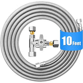 HAOCHEN 10ft water line kit ready for fridge connection and steady ice maker flow