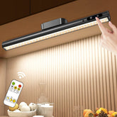 Hapfish battery-powered wall strip light with remote for easy dimming