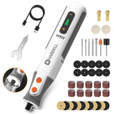 HARDELL 8V rotary tool kit with accessories enables precise woodworking and small crafts