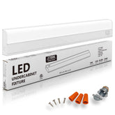 harrrrd 24-inch LED under-cabinet light provides warm, even illumination.