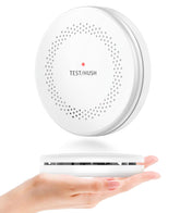 HATHEPHS smoke and CO detector combo with 10-year battery for dependable safety.