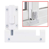 HauSun patio door foot lock on the top rail enhances child safety and security.