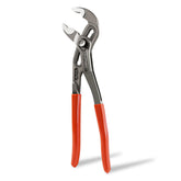 HAUTMEC 12-Inch Water Pump Pliers with quick adjustment button for precise grip changes.