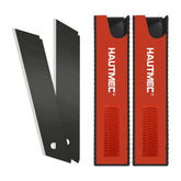 HAUTMEC 25mm SK2H blades in a safe sliding dispenser for controlled access.