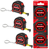 HAUTMEC 3pc mini tape measure set for quick on-the-go measuring