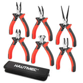 HAUTMEC mini needle nose pliers for precise electronics and jewelry work.