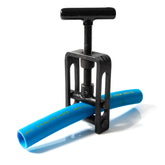 HAWETICO pipe squeeze-off tool closeup with steel alloy body for reliable shut-off.