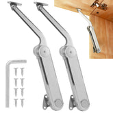 HBL' heavy-duty lid-support hinge on an extra-long cabinet lid for stable lift