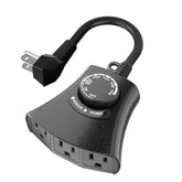 HBN outdoor timer with photocell dusk-dawn sensor for effortless lighting control.