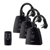 HBN outdoor wireless remote-control outlet kit for easy setup and multi-device control