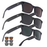HCHRVR polarized clip-on for Ray-Ban Meta Wayfarer RW4006 improves glare reduction outdoors