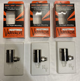 HEAT TIMER Varivalve 925005-00 adjustable angle vent valve shown installed for balanced radiator heat.