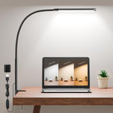 HECDSTLY desk lamp clip secures to your desk edge for space-saving lighting and easy access.