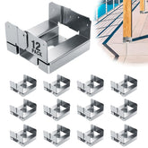 Hedday 6x6 post base for concrete anchors offers sturdy outdoor support.