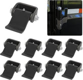 Hedday steel dump trailer hinges welded on for secure, heavy-duty doors.