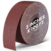 Heigble 80 grit roll ready for drum sanding, smooth wood surfaces