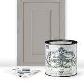 Heirloom Traditions ALL-IN-ONE Putty paint bottle shows easy coverage and no-sanding prep.