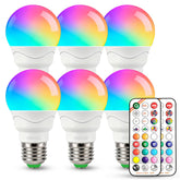 HEKEE color-changing bulb with remote control for room-wide mood lighting