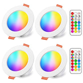 HEKEE recessed downlight with warm white 2700K glow for cozy spaces