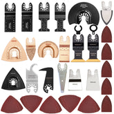 HEMUNC 118pc oscillating blades kit packaging for versatile home repairs