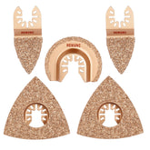 HEMUNC semicircle carbide blade for tile removal and grout lines.