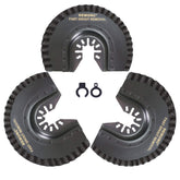 HEMUNC grout removal blade half-moon carbide for fast joints cutting.