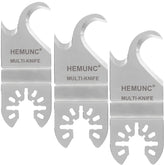 HEMUNC hook blade for roof shingles enables clean, fast cuts with oscillating tools.