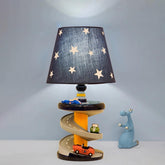 HERBESTBAY HB-LFL905 racing car lamp front view shows durable resin craftsmanship for kids.