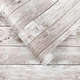 Heroad wood grain contact paper roll adds realistic veneer to cabinets.