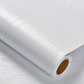 Heroad wood grain wallpaper roll in white for seamless cabinet makeover.