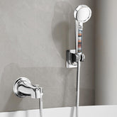 HEROBAI bathtub sprayer with diverter for seamless tub and shower use