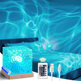 HESUSLA Ocean Wave Lights Projector creating calming ocean ripples in a room