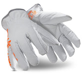 HexArmor Chrome SLT 4066 traditional leather palm for a firm dry grip.