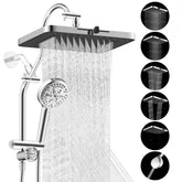 Hibbent 13-inch rainfall shower head delivers wide coverage.